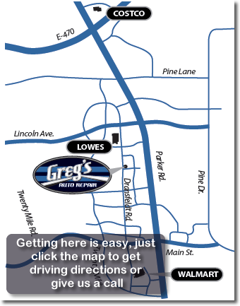 driving directions for Greg's Auto